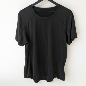 ZYIA Active Moisture Wicking Black Muscle Short Sleeve T Shirt